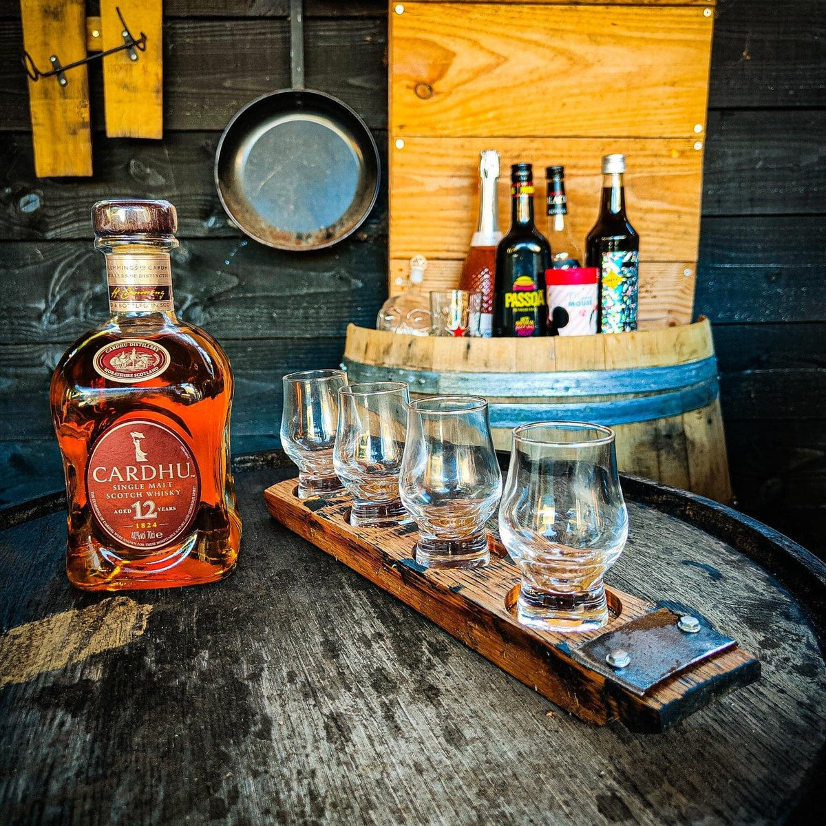 huren gebaar Kinderpaleis Whiskyplank voor 4 glazen – BarrelBoss