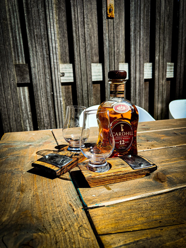 navigatie Post Trappenhuis Whisky plank voor 1 glas – BarrelBoss